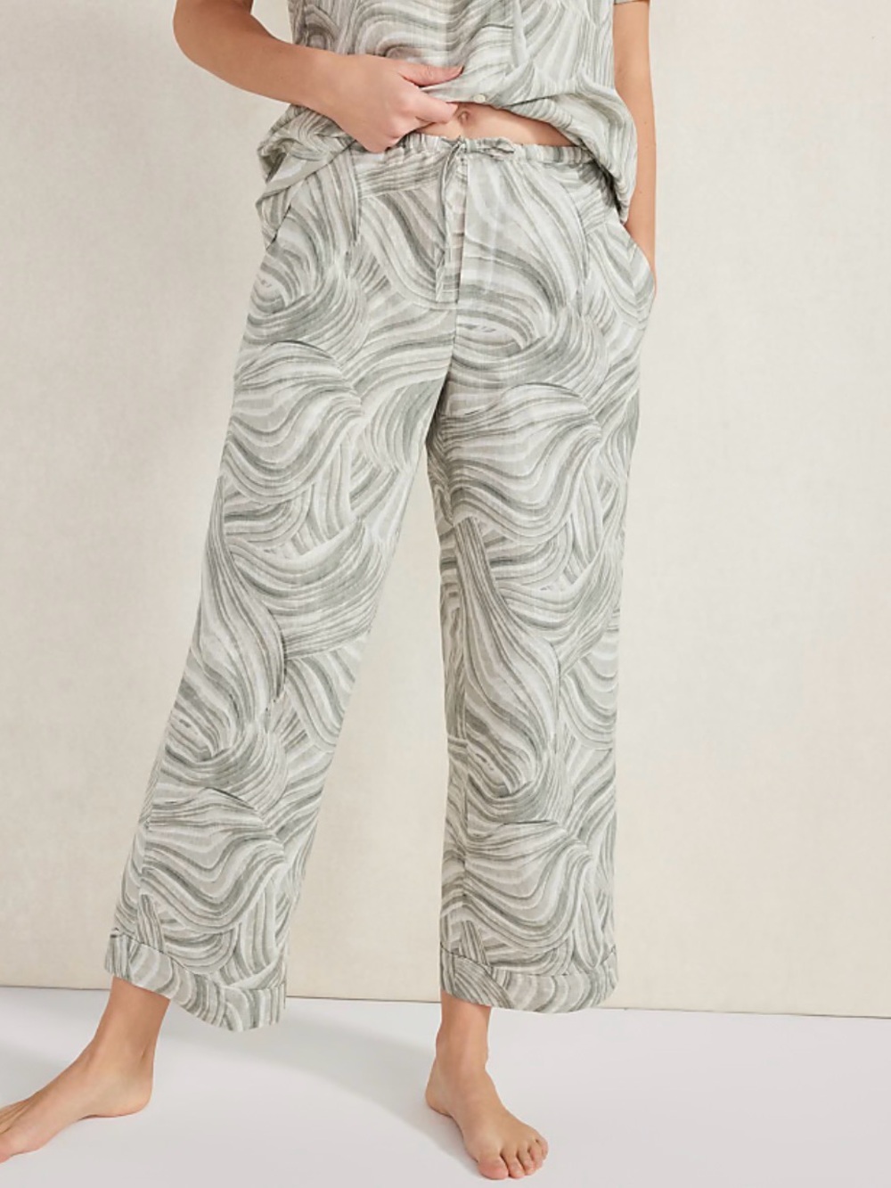 Heaven Well Within Pajama Pants linen/cotton NWT